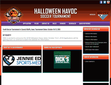 Tablet Screenshot of halloweenhavoc.org